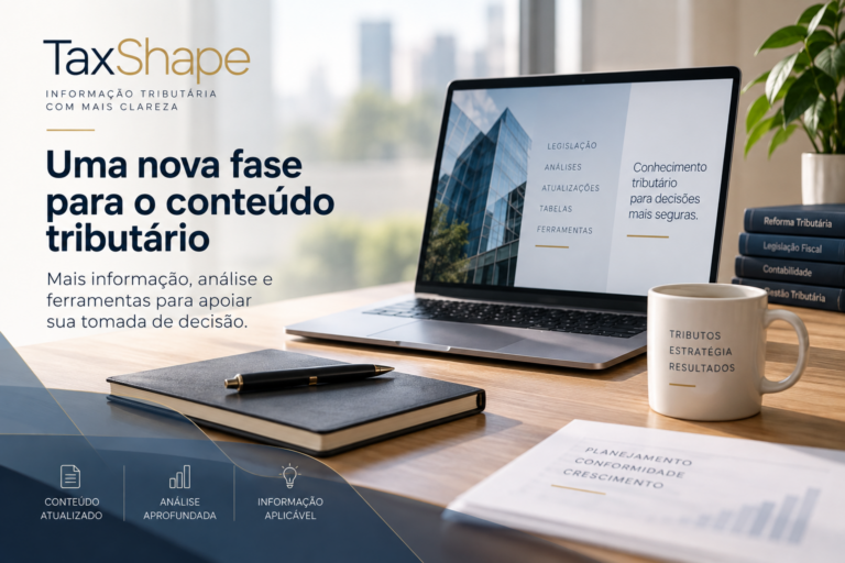 Taxshape inicia uma nova fase de conteúdo tributário